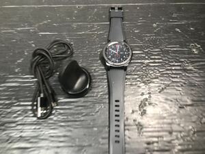 040802 美品 Galaxy ギャラクシー Gear S3 Frontier スマートウォッチ SM-R760 腕時計 Lサイズ