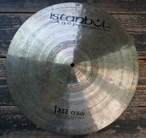 超美品！Istanbul Agop ( イスタンブール アゴップ ) Special Edition JAZZ CRASH 1８"　約1250g