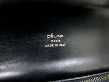 ◆超美品◆CELINE オールド セリーヌ◆馬車金具◆カーフ レザー 本革◆ハンド ショルダー バッグ◆ブラック G金具◆ヴィンテージ◆A4627_画像10