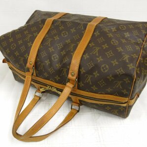 ◆美品◆LOUIS VUITTON ルイ・ヴィトン◆モノグラム◆PVC カーフ レザー 本革◆ボストン バッグ◆ブラウン系 G金具◆ヴィンテージ◆A4660の画像4