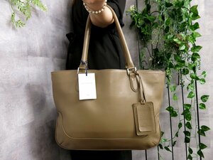 * super-beauty goods *PELLE MORBIDAperemo ruby da* men's * Maiden boya-ju* car f leather original leather * tote bag * taupe *SV metal fittings *A4*Js45776