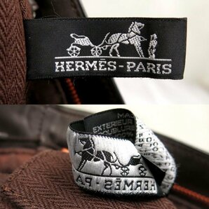 ●超美品●HERMES エルメス●キャラバン ホリゾンタルMM●カーフ レザー 本革●トート ハンド バッグ●ダークブラウン●A4 収納●Js45739の画像7