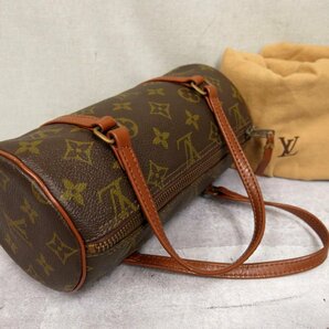 ●超美品●LOUIS VUITTON ルイ・ヴィトン●モノグラム●パピヨン19●M51389●ハンド バッグ●ブラウン●ゴールド金具●腕掛け●Js45959の画像4