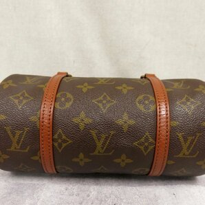 ●超美品●LOUIS VUITTON ルイ・ヴィトン●モノグラム●パピヨン19●M51389●ハンド バッグ●ブラウン●ゴールド金具●腕掛け●Js45959の画像6