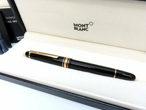 ◆超美品◆Montblanc モンブラン◆マイスターシュテュック pix◆万年筆◆ブラック ゴールド◆ペン先 14K◆ケース付き◆筆記具◆A4790