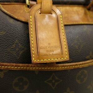 ◆LOUIS VUITTON ルイ・ヴィトン◆モノグラム ドーヴィル◆PVC カーフ レザー 本革◆ハンド バッグ◆ブラウン ゴールド金具◆A4745の画像8