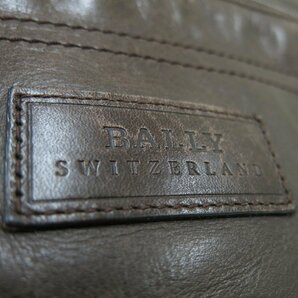 ◆美品◆BALLY バリー◆トレインスポッティング◆ロゴ型押し◆カーフ レザー 本革◆ショルダー バッグ◆ブラウン レッド SV金具◆A4906の画像8