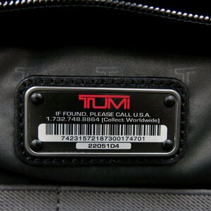 ●超美品●TUMI トゥミ●メンズ●22051D4●FXTバリスティックナイロン カーフ レザー 本革●キャリーケース●黒●SV金具●A4 書類●Js46011の画像7