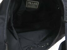 ◆PRADA プラダ スポーツ◆ロゴ型押し◆ナイロン◆ショルダー バッグ◆ブラック レッド SV金具◆イタリア製◆斜め掛け◆肩掛け◆A4903_画像10