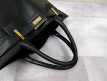 ●超美品●GUCCI グッチ●メンズ●カーフ レザー 本革●トート バッグ●黒●G金具●イタリア製●A4 ビジネス●収納 書類 かばん●Js46088_画像5