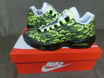 USA購入【NIKE AIR MAX 95 PREMIUM】ナイキ エアマックス 95 プレミアム 538416 019 BLACK/VOLT/ASH/WHITE US 8.0インチ 26.0センチ新品_画像3