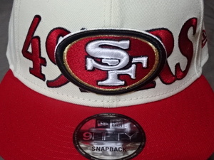 USA購入 激レア【NEWERA】【9FIFTY】NFL サンフランシスコ フォーティナイナーズ【San Francisco 49ers】レトロデザイン ロゴ刺繍入りCAP