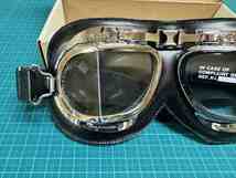 ＨＡＬＣＹＯＮ ハルシオン ゴーグル ＭＡＲＫ4 SILVER CROSS GOGGLE　検トライアンフ・ＳＲ・ＢＳＡ・ベスパ 格安_画像4