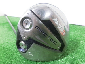 ♪MacGregor マグレガー MACTEC NV 1W ドライバー 10° /純正 シャフト NV-201DF FLEX-SR G7942♪