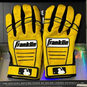 新品 Franklin Custom CFX PRO 黒色×黄色 Sサイズ バッティンググローブ フランクリン 値下げ不可