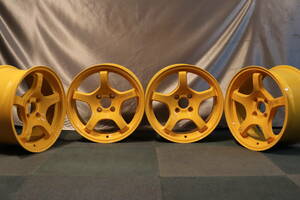 [ free shipping ][ new goods unused ][ Rays wheel ]RAYS gramLIGHTS 57CR 2324LIMITED EDITION 15 -inch 8J +35 4/100 Mac yellow 