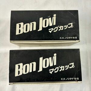 BON JOVI ボンジョビ マグカップ ノリタケ 2個×2個セット　(管理番号：EGE3504)