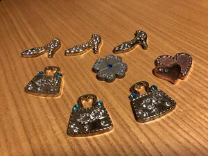  magnet *8 piece set * rhinestone * not for sale ***