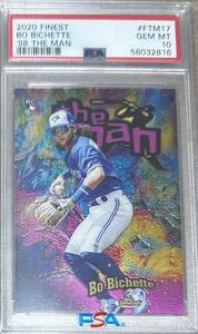 BO BICHETTE RC 2020 Topps Finest 98 The Man #FTM17 PSA 10 GEM MINT