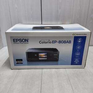 希少 レア ◆ 未使用 エプソン カラリオ A4 インクジェット プリンター EP-808AB EPSON Colorio プリント スキャン コピー 有線 無線 LAN