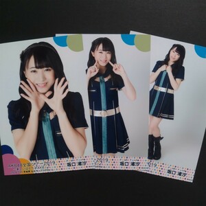 AKB48 生写真 AKB48全国ツアー2019 〜楽しいばかりがAKB！ 3種コンプリート 坂口渚沙