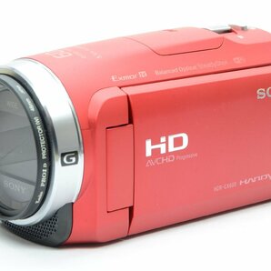 ソニー SONY HDR-CX680 レッド デジタルHDビデオカメラレコーダーの画像1