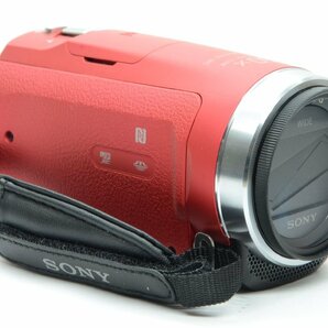 ソニー SONY HDR-CX680 レッド デジタルHDビデオカメラレコーダーの画像4