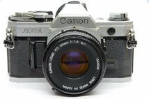 キヤノン Canon AE-1 FD 50mm F1.8 S.C. マニュアルフォーカス一眼カメラ 【難有り】_画像2