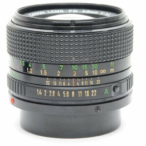 キヤノン Canon New FD 50mm F1.4 マニュアルフォーカス一眼レフ用レンズの画像1