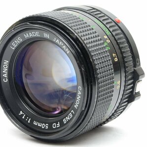 キヤノン Canon New FD 50mm F1.4 マニュアルフォーカス一眼レフ用レンズの画像5