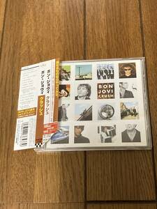 送料185円 BON JOVI CRUSH 初回盤 帯付き 初回特典ステッカー付 国内盤 クラッシュ ボンジョヴィ 伊藤政則 解説