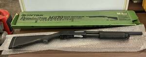 ガスガン　レミントンm870 ライアットショットガン　MARUZEN air softgun remington m870 マルゼン ガスショットガン 木製ストック 