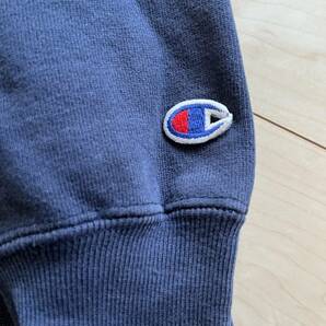 champion チャンピオン スウェット リバースウィーブ USA製サイズL ネイビーの画像4