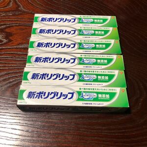 新ポリグリップ 75g 新未開封 入れ歯安定剤 アース製薬 ×6