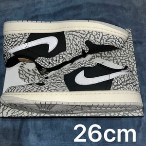 Nike Air Jordan 1 Retro Low OG Black Cement ジョーダン ブラック セメント 26cm 