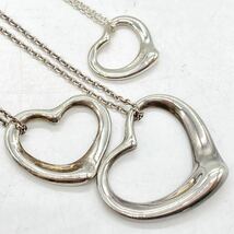 「TIFFANY&Co. (ティファニー)オープンハートペンダント3点おまとめ」m pendant jewelry silver DB0_画像2