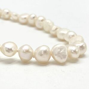 「淡水パールネックレスおまとめ」a 約203g 真珠 ケシ バロック ベビー pearl Pearl necklace jewelry silver DA0の画像6