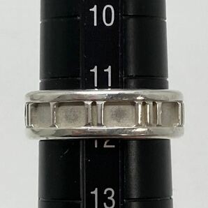 「TIFFANY＆Co アトラスリング2点おまとめ」a 約10.34g アトラスリング 刻印 Tiffany SV925 リング 指輪 silver シルバーDF0の画像4