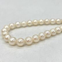 「アコヤ本真珠ネックレスおまとめ」a約93g 約7-8mmパール pearl necklace accessory jewelry silver EA5 _画像3