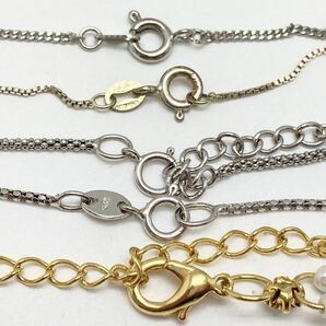 「パールネックレス10点おまとめ］a 重量約64g あこや ベビー ペンダントトップ pearl necklace pendant silver CE0の画像5