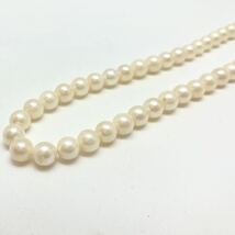 「アコヤ本真珠ネックレス3点おまとめ」◎a約67.5g 約5.5-6.5mmパール pearl necklace accessory jewelry silver EA5_画像4