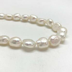 「淡水パールネックレスおまとめ」a 約224g 真珠 ケシ バロック ベビー pearl Pearl necklace jewelry silver DA0の画像3