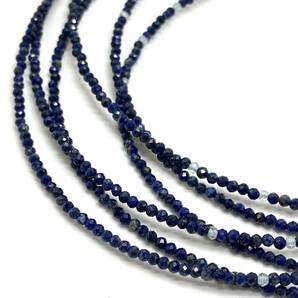 ［ラピスラズリネックレス5点おまとめ］m 重量約113.0g lapis lazuli 瑠璃 necklace accessory ペンダント pendant jewelry silver DA0 の画像4