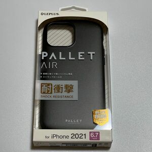 ⑤ iPhone 13 Pro Max 超軽量・極薄・耐衝撃ハイブリッドケース「PALLET AIR」 マットブラック