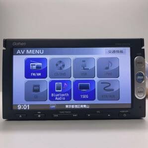 HONDA純正ナビカーナビ Gathers VXM-155VSi ホンダギャザーズワンセグTV CD DVD AM FM ビデオBLUETOOTH機能 最新地図 保護フィルム付けの画像4