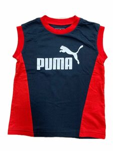 【送料無料】PUMA プーマ　タンクトップ　袖なしTシャツ サイズ120 綿100% 匿名配送