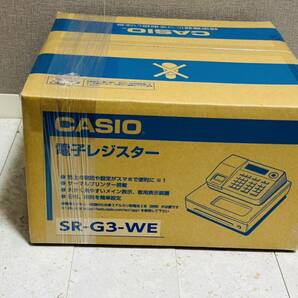 カシオ 電子レジスター ホワイトcasio Bluetooth搭載 4部門1シート SR-G3-WEの画像4