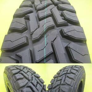 ジムニー AZオフロード ゴツゴツセット 185/85R16 トーヨー OPENCOUNTRY RT 2023年製 マットブラックアルミ 5.5J 16 5/139.7 +20の画像4