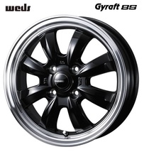 取寄せ品 4本 WEDS グラフト8S BLK ダンロップ RV505 23年 165/55R15インチ JF系 N BOX スラッシュ JH系 N WGN N ONE ウェイク プレオ_画像7