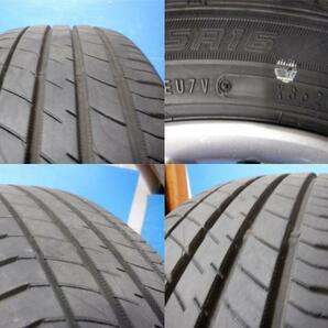 【中古夏タイヤセット】ホンダ純正アルミ 16x6J+53 4H100 + ダンロップ ルマン5 185/55R16 グレイス フィット シャトル に！の画像4